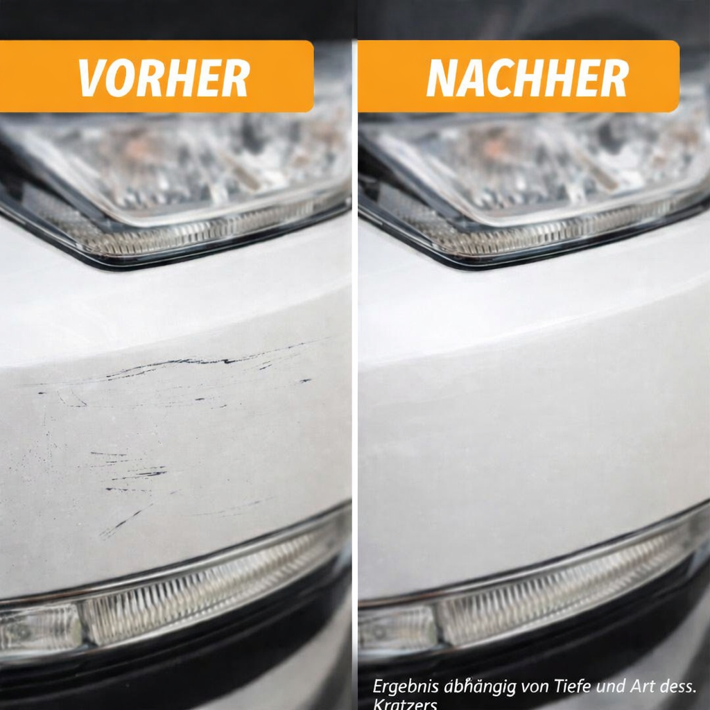 Makellose Lackreparatur mit der Kratzerpaste. Stellt den Originalglanz des Autolacks wieder her. Effektive Fahrzeugpflege.