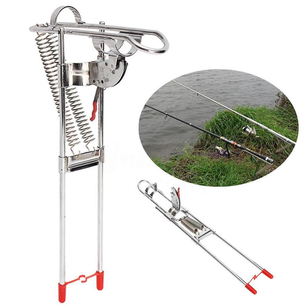 Geschenkidee für Angler: Automatische Angelrutenhalterung für mehr Freizeit am Wasser.