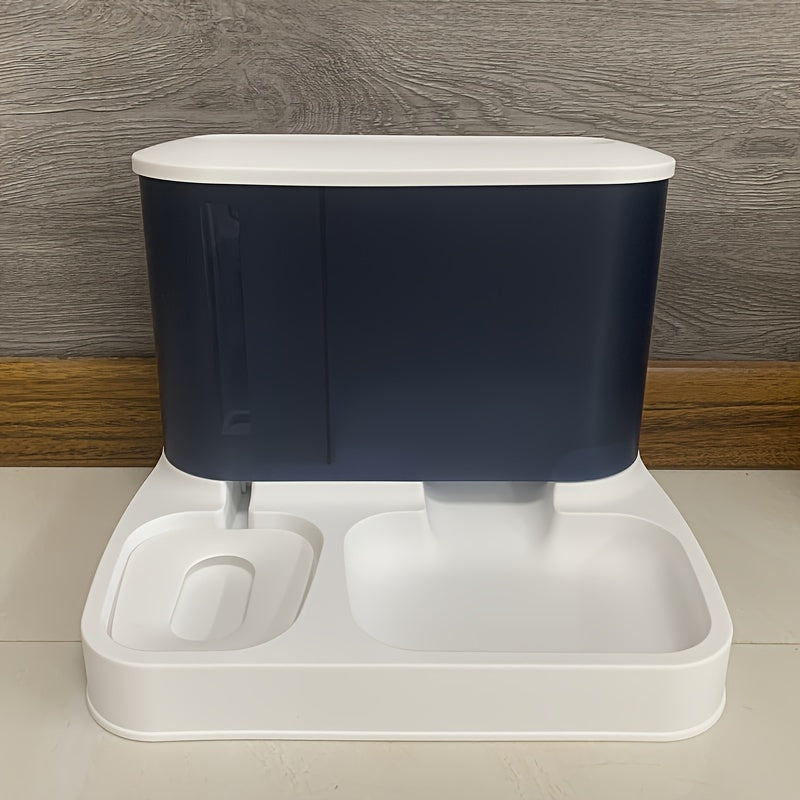 EasyFeed Duo: Kombinierter Futterautomat & Wasserspender für Katzen. Zuverlässige & bequeme Haustierversorgung.