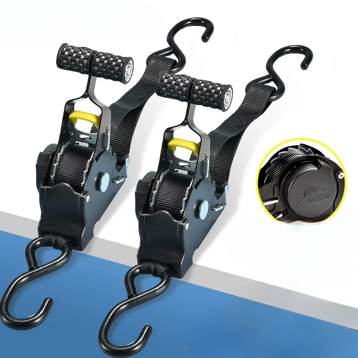 Hochbelastbare, automatische Ratschengurte für den sicheren Transport. Schwerlast-Gurtband für Ladungssicherung.