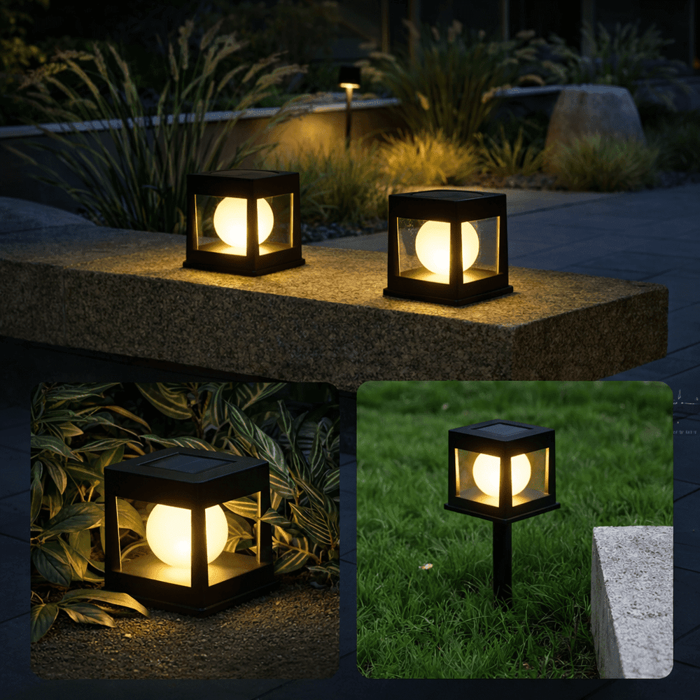 Solar-Wegleuchte für den Garten, ideal für Pfade & Außenbereiche. Automatische LED-Gartenbeleuchtung, wasserdicht.