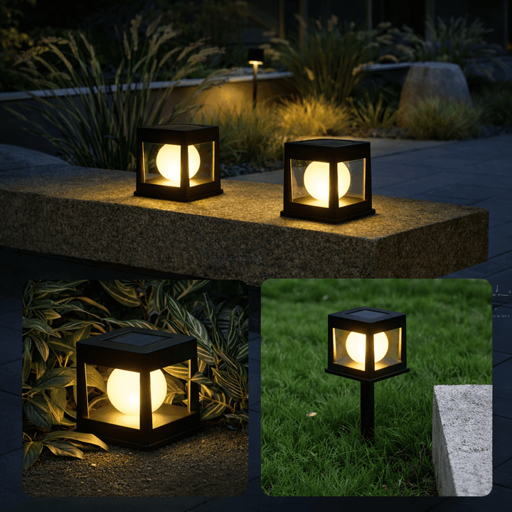 Solar-Wegleuchte für den Garten, ideal für Pfade & Außenbereiche. Automatische LED-Gartenbeleuchtung, wasserdicht.