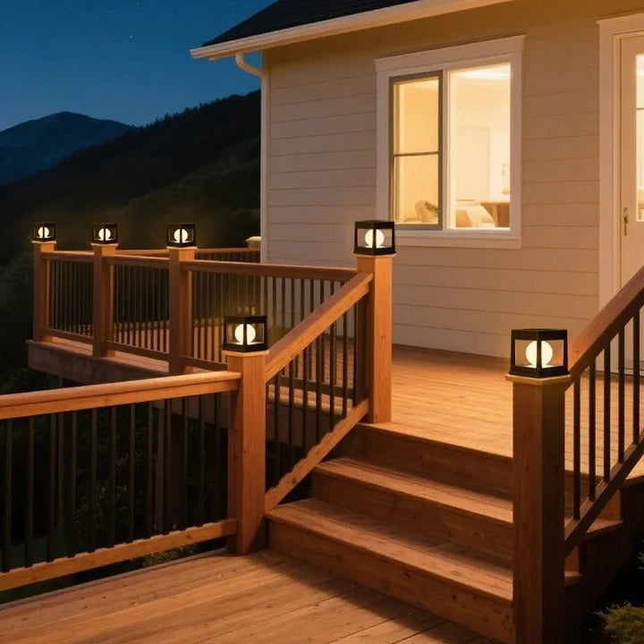 Helle Solar-LED-Gartenleuchte sorgt für sichere Wege und Atmosphäre. Automatische Außenbeleuchtung für Garten & Terrasse.