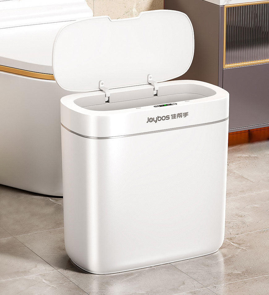 Moderner 12L Sensor-Mülleimer in schlankem Design, automatisch und hygienisch für Zuhause.