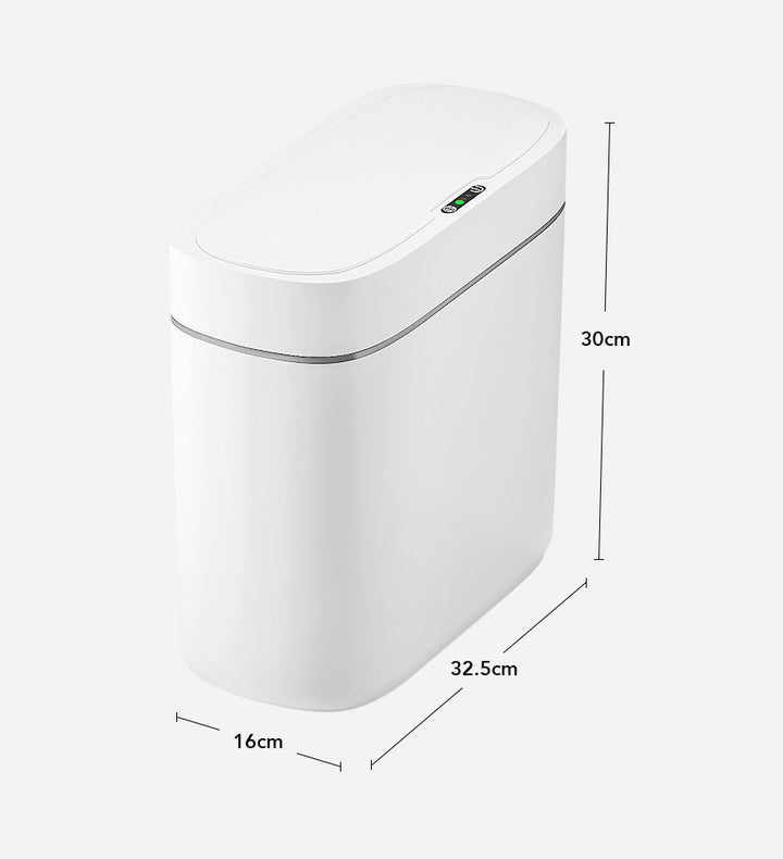 Praktischer 12L Mülleimer mit Sensorautomatik, wasserdicht und hygienisch für jeden Raum.