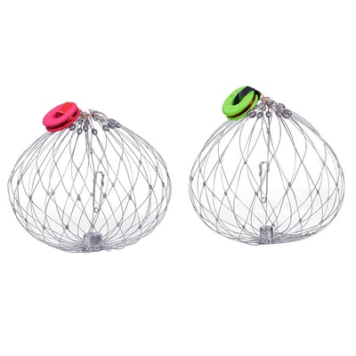 Faltbarer Fischfangkäfig für Outdoor-Angeln & Wassersport. Robustes Angelzubehör für Krabben, Garnelen, Fische.