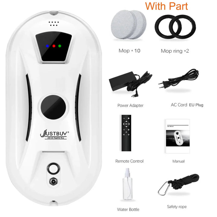 Smarter Fensterreiniger Roboter mit starker 5600Pa Saugkraft für effiziente, automatische Fensterreinigung.