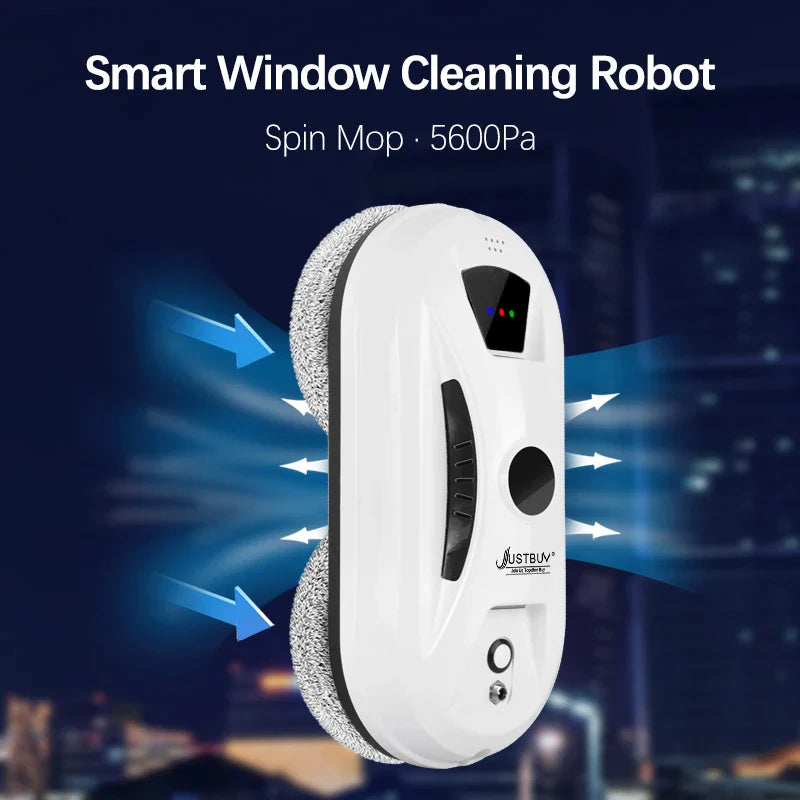 Effizienter Fensterreiniger Roboter mit Fernbedienung für automatische, gründliche Glasreinigung zu Hause.