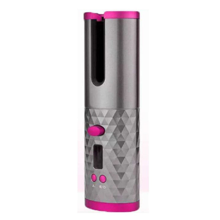 Ergonomischer automatischer Lockenstab Grau für schnelles und sicheres Styling von Wellen und Locken.