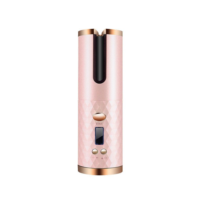 Müheloses Hairstyling: Automatischer Lockenstab in Grau für perfekte Locken und Haarpflege.