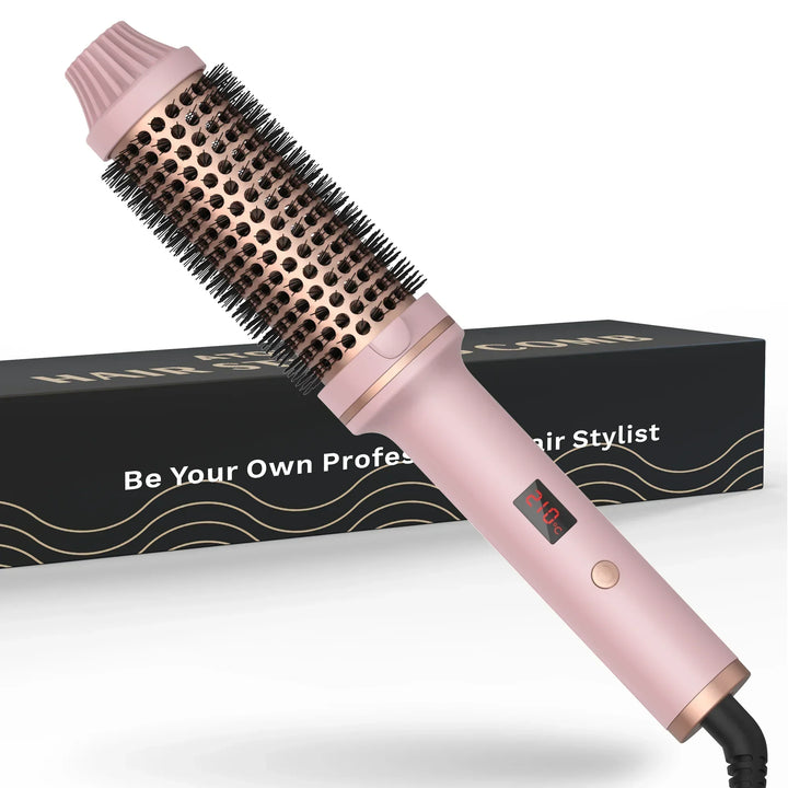 Elegantes Design des automatischen Damen-Lockenstabs in Schwarz. Moderner Look für einfaches Haarstyling.