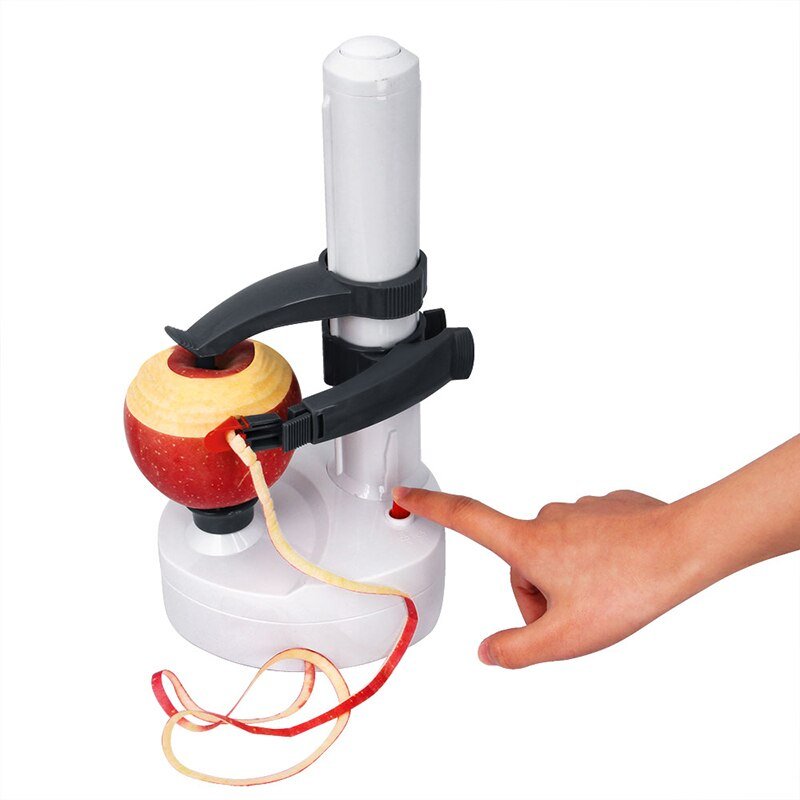 Präziser Schneidemechanismus des automatischen Schälers. Sicherer und gleichmäßiger Schnitt für Obst & Gemüse.