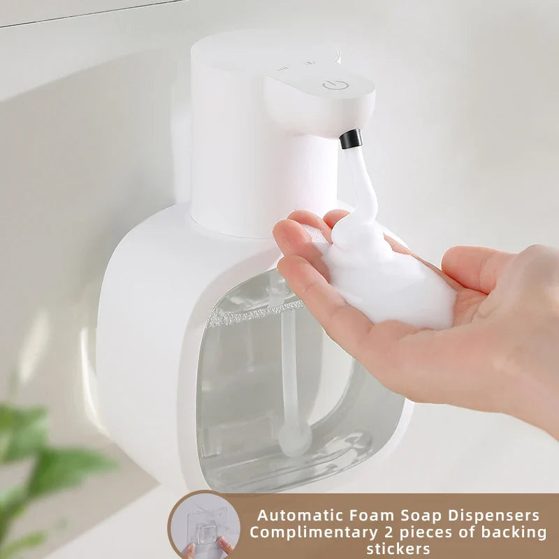 Einfach zu bedienender Sensor-Schaumseifenspender für Kinder & Erwachsene, fördert die Handhygiene spielerisch.