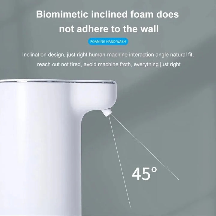 Smartes Gadget: Automatischer Seifenspender für schaumige Händehygiene im Haushalt.