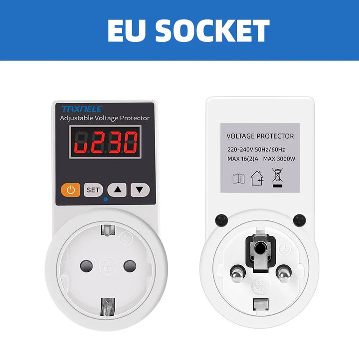 Automatischer Spannungsregler-Stecker, gewährleistet konstante Stromversorgung und schützt Geräte zuverlässig.