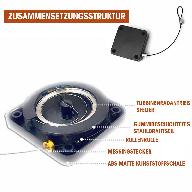 Bohrfreier automatischer Türschließer für schnelle Montage. Erhöht Sicherheit & Ruhe im Smart Home Haushalt.
