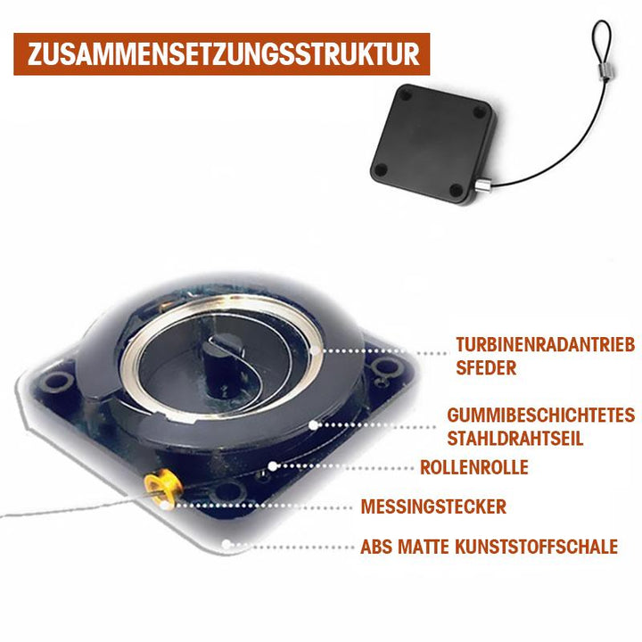 Bohrfreier automatischer Türschließer für schnelle Montage. Erhöht Sicherheit & Ruhe im Smart Home Haushalt.