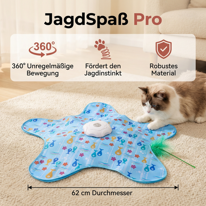 Gesundes Katzenspielzeug für Stubentiger. Interaktives, automatisches Spielzeug für mehr Bewegung.