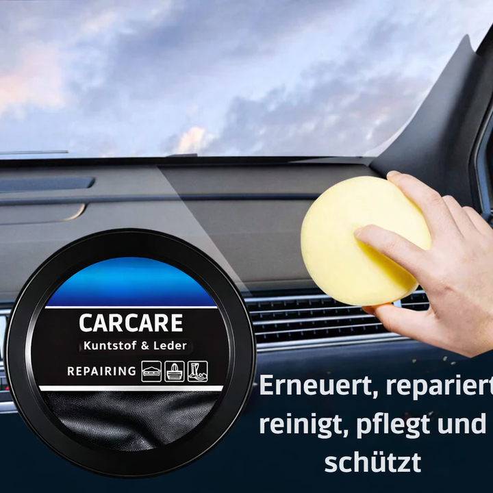 Kunststoffpflege für Armaturenbrett: Farbauffrischung, UV-Schutz von Kunststoff-Oberflächen im Auto.