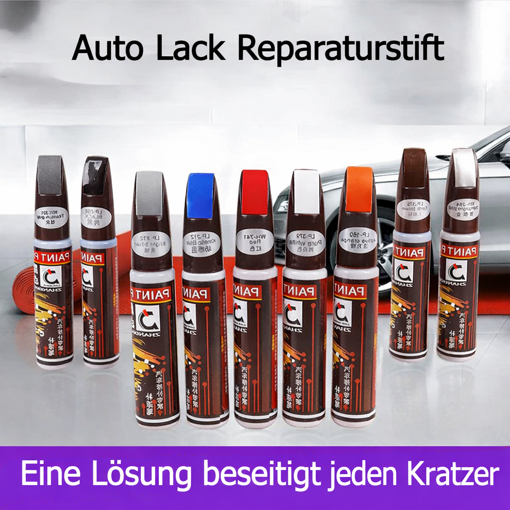 AutoShine Kratzerentferner Stift für schnelle Autolack Reparatur; ideal für Smart Repair & Lackpflege.
