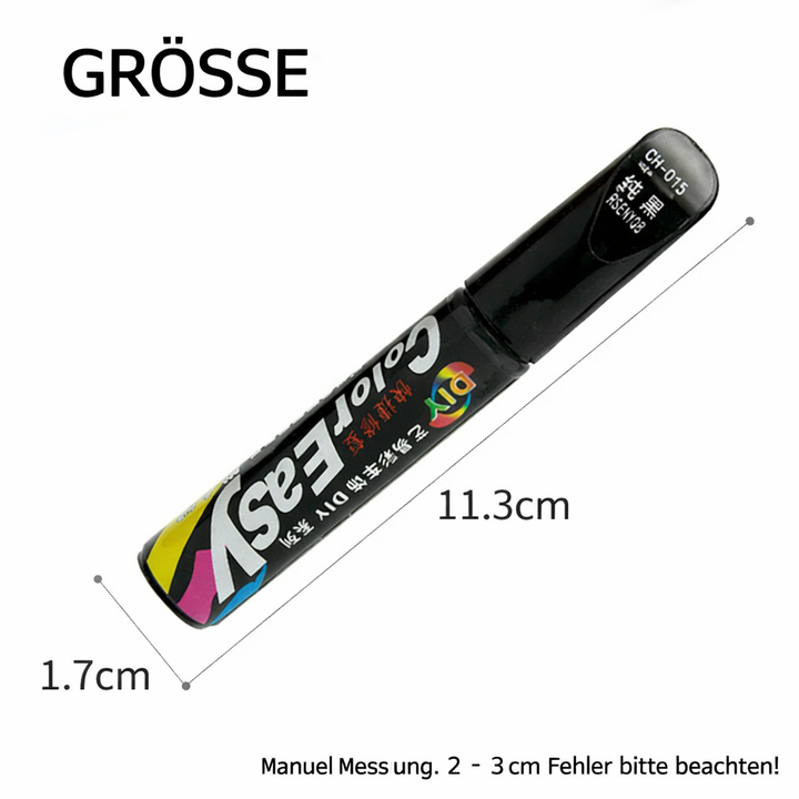 Fahrzeugpflege mit dem AutoShine Lackstift; entfernt Kratzer und bietet Oberflächenschutz.