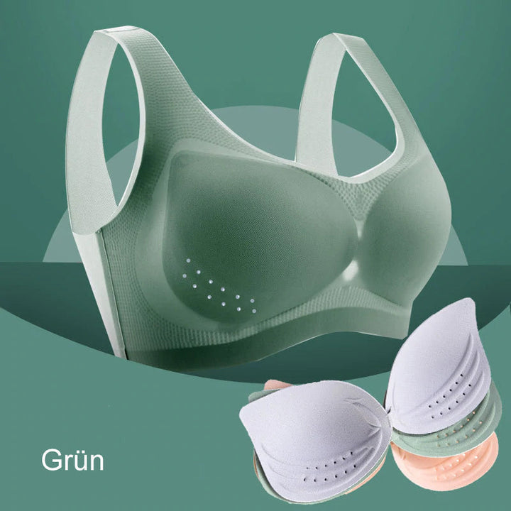 Bügelloser Damen BH aus Ice Silk, atmungsaktiv & nahtlos, perfekt für Sommer und Alltag.