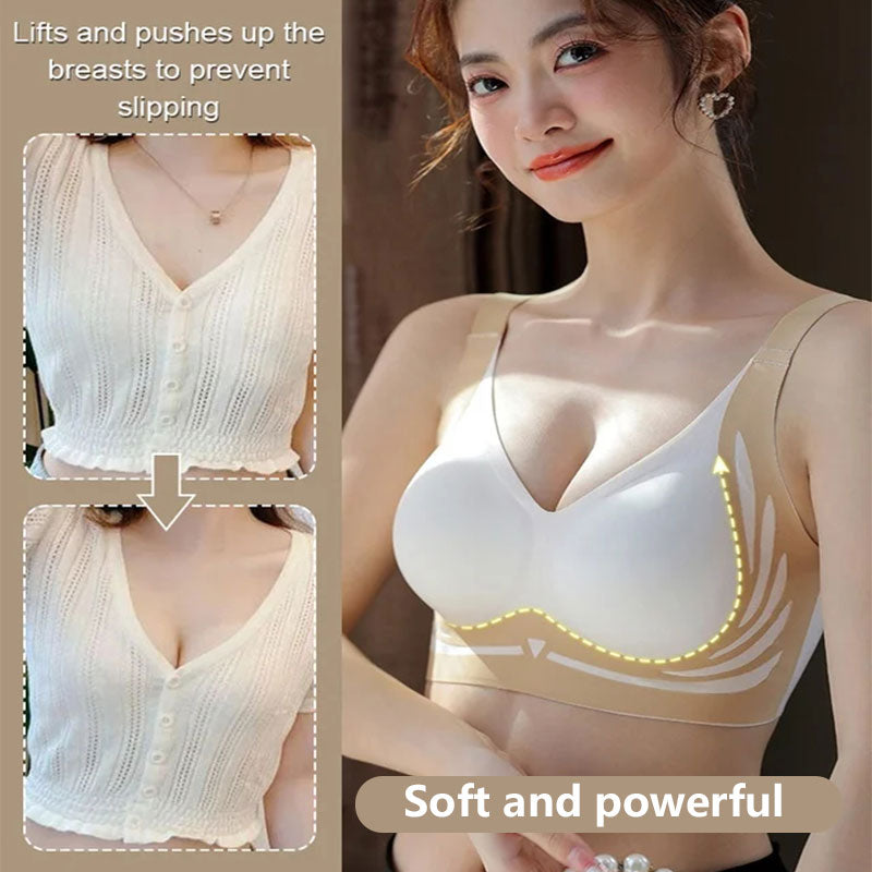 Bügelloser Push-up-BH für Damen, Schwarz. Bietet Komfort, Halt und schöne Form für den Alltag.