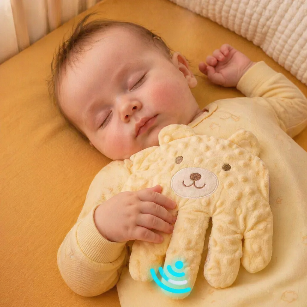 Vielseitige Baby Einschlafhilfe für Neugeborene und Kleinkinder mit Klopffunktion für ruhige Nächte.