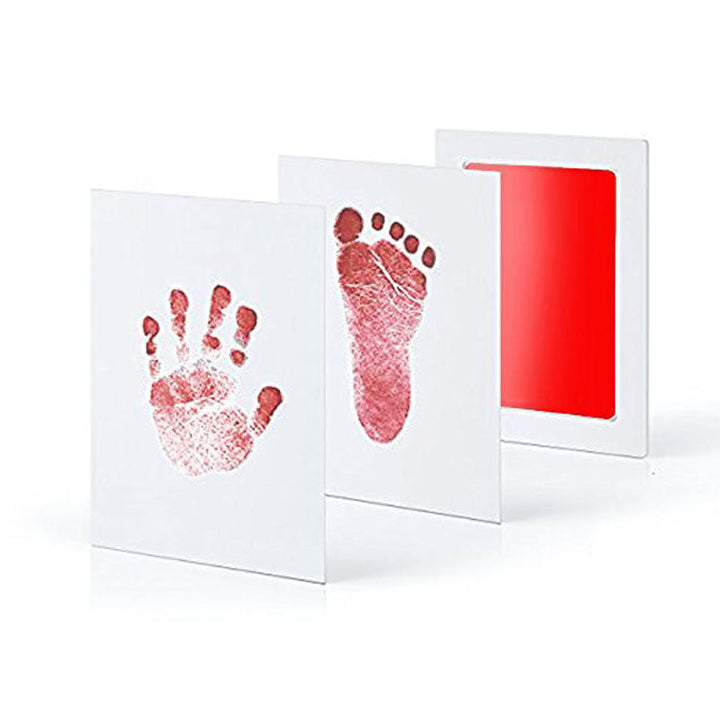 Baby Handabdruck-Set als Geschenkidee zur Geburt oder Taufe; unvergessliche Erinnerung.