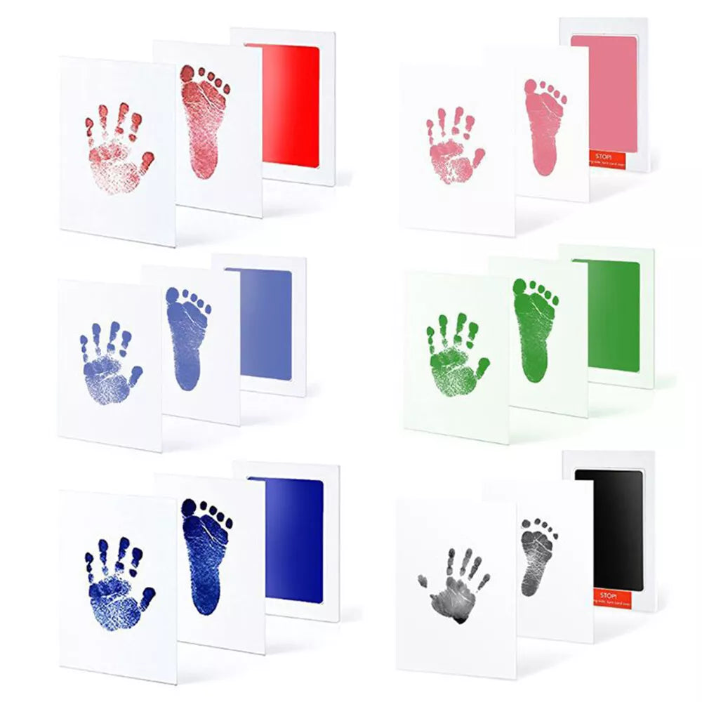 Sicheres Abdruckset für Baby Hände und Füße; bleibende Erinnerung für Eltern & Taufe.