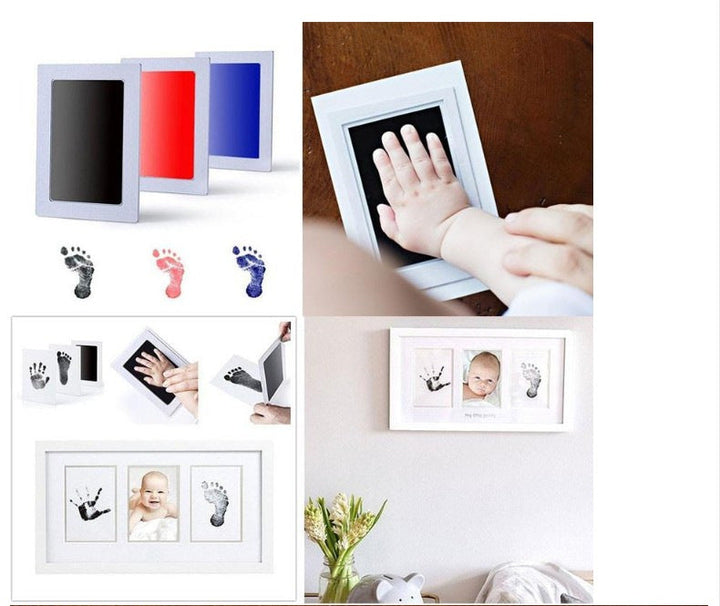 Weicher Ton für Baby-Handabdruck; einfaches Abdruckset als süßes Babygeschenk.
