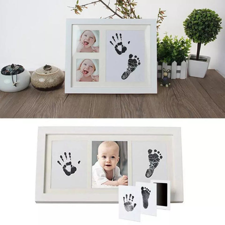 DIY Baby Fussabdruck-Set; unvergessliches Keepsake für Neugeborene, sicher & kreativ.