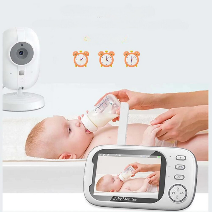 Kabelloses Babyphone mit 2-Wege-Audio. Beruhigen Sie Ihr Baby aus der Ferne mit Gegensprechfunktion.