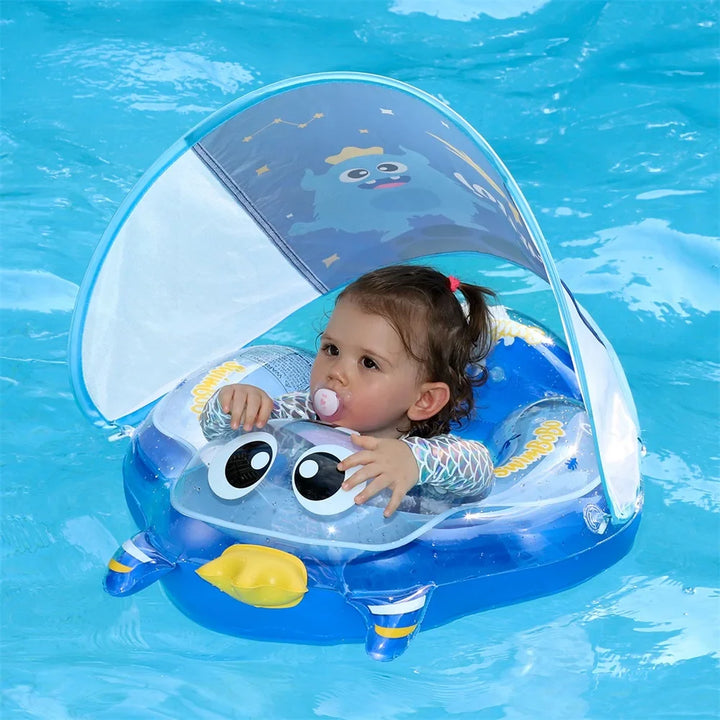 Babyschwimmring für sicheren Wasserspaß. Schwimmhilfe für Babys von 6-36 Monaten im Pool.
