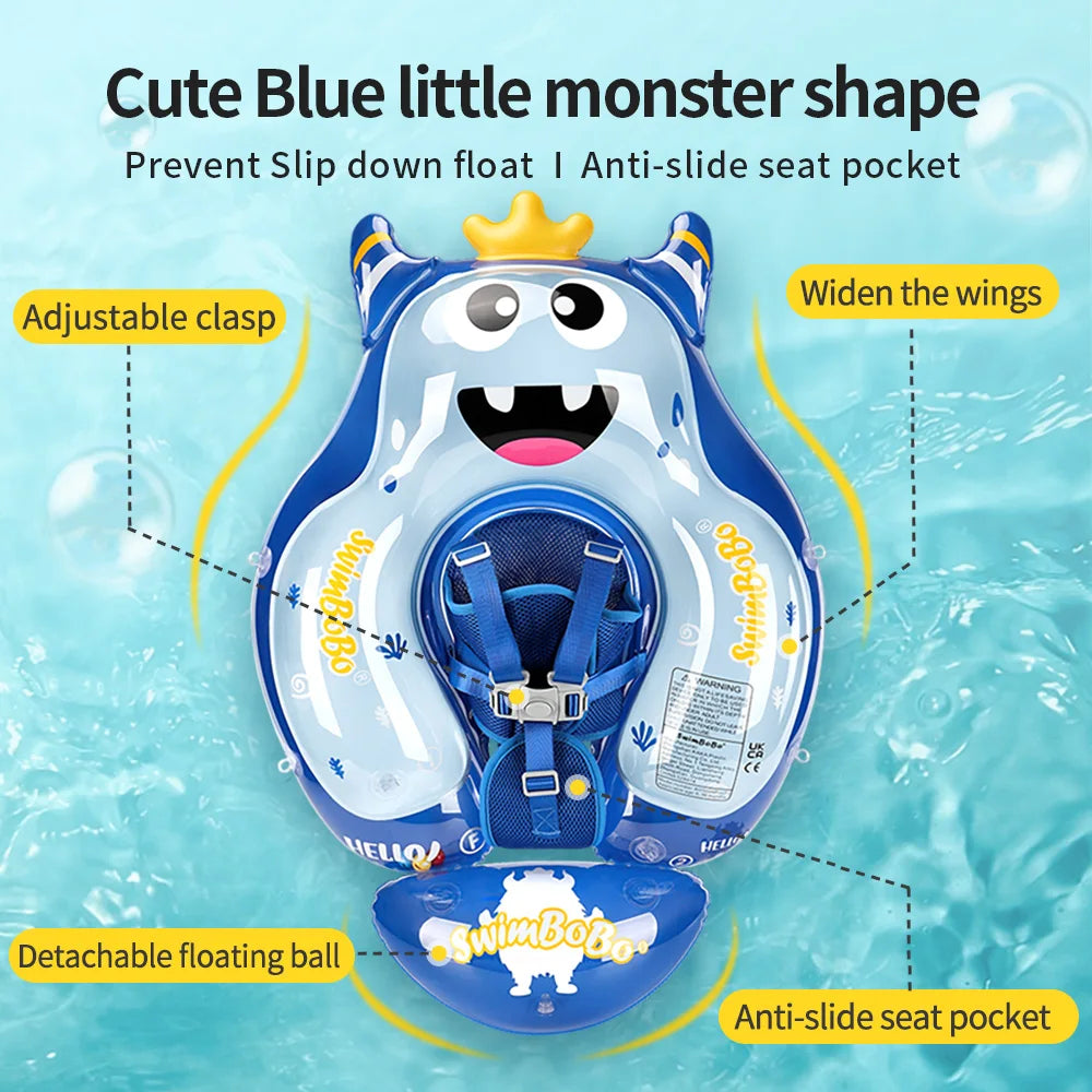 Sicherer Babyschwimmring, umweltfreundlich. Ideal als Schwimmlernhilfe für Kleinkinder im Kinderpool.