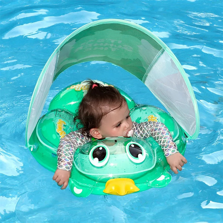 Babyschwimmring für Planschbecken und Badewanne. Sichere Schwimmhilfe für Babys von 6-36 Monaten.