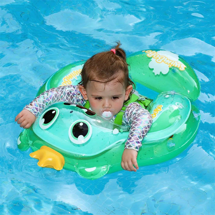 Babyschwimmring als Schwimmlernhilfe. Sicherer Wasserspaß für Babys von 6-36 Monaten im Kinderpool.