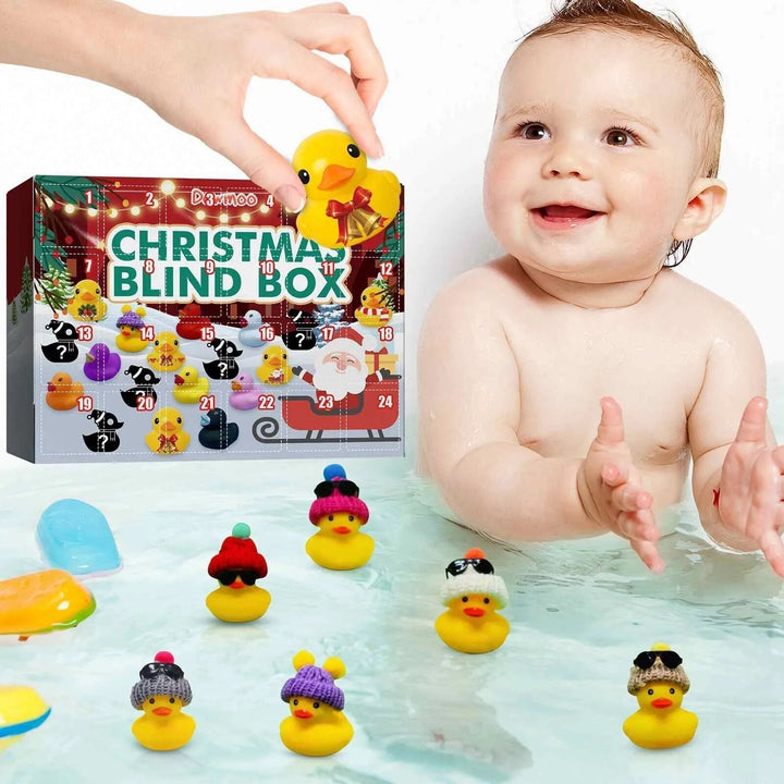Badeentchen Adventskalender 2024: Festliche Überraschungen für Kinder, perfekt für die Badewanne zur Weihnachtszeit.