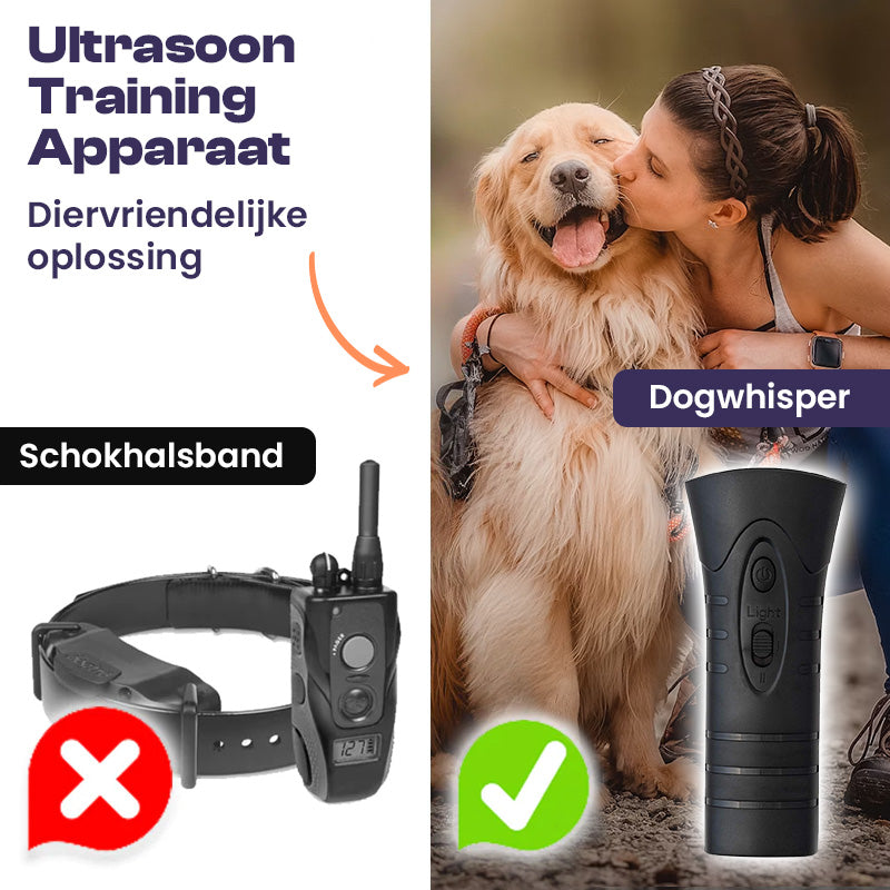 Diskret & effektiv: BarkBuddy Ultraschall-Bellkontrollgerät zur Verhaltenskorrektur bei Hunden.