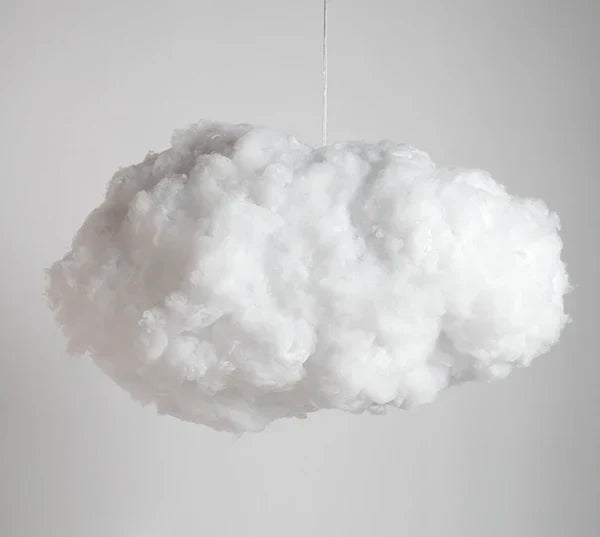 Stilvolle Wolkenlampe für gemütliche Beleuchtung im Kinderzimmer oder als moderne Deko im Wohnbereich.