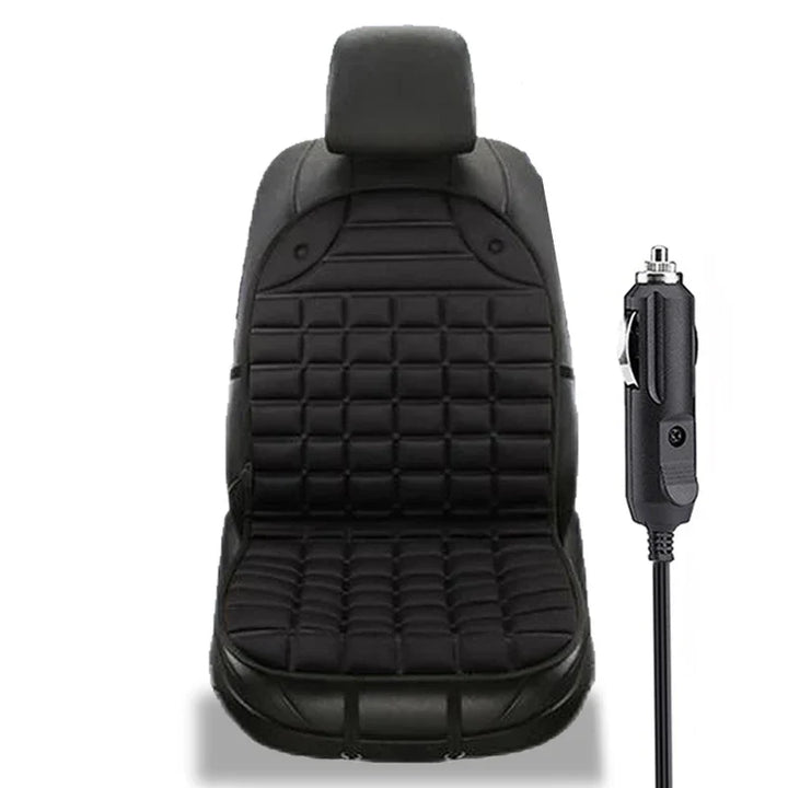 Graue/schwarze beheizbare Auto-Sitzheizung, 12V für angenehme Wärme & Schutz im PKW.