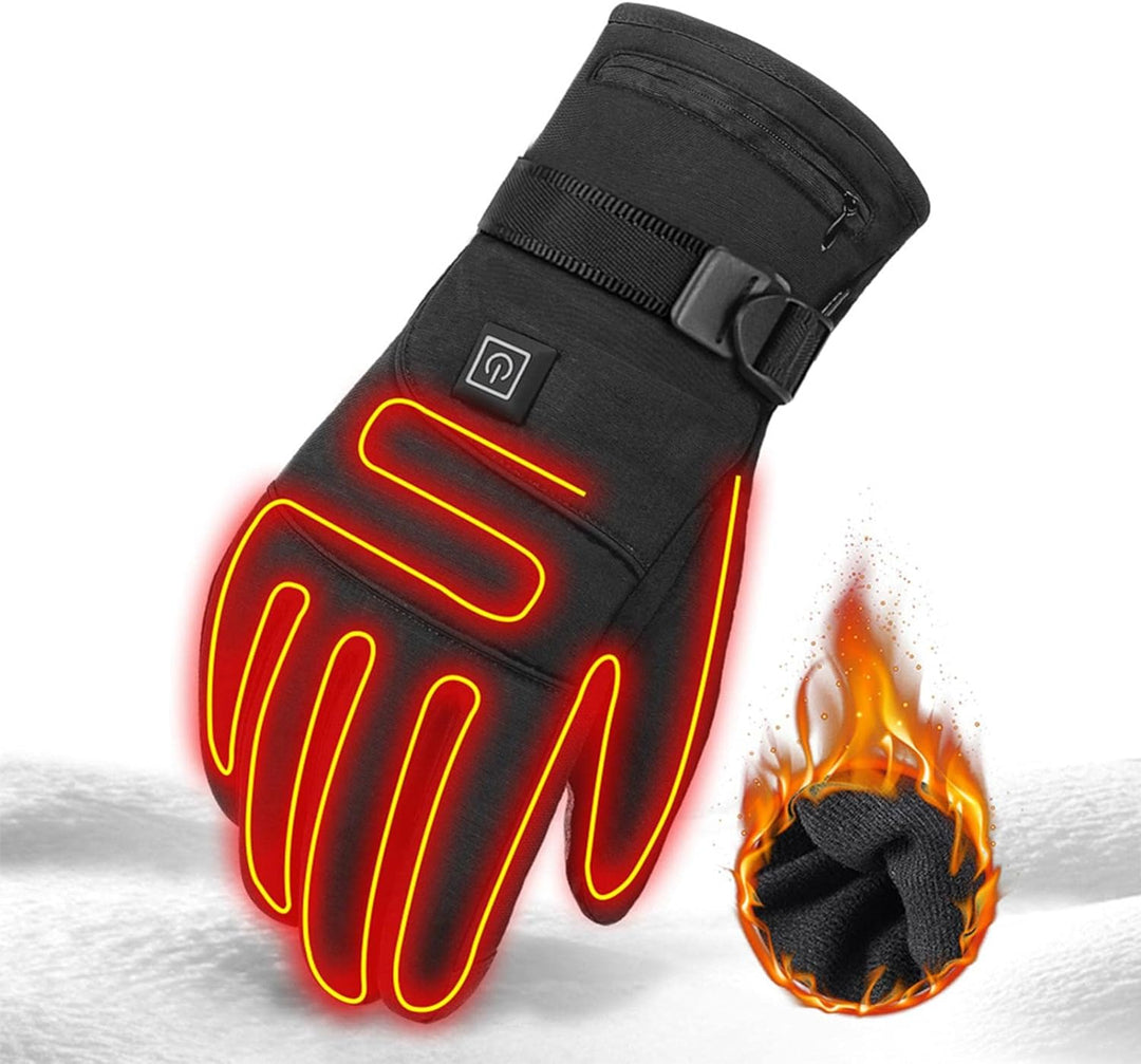 Beheizbare Winterhandschuhe für Damen & Herren, wasserdicht, winddicht, mit Touchscreen-Funktion.