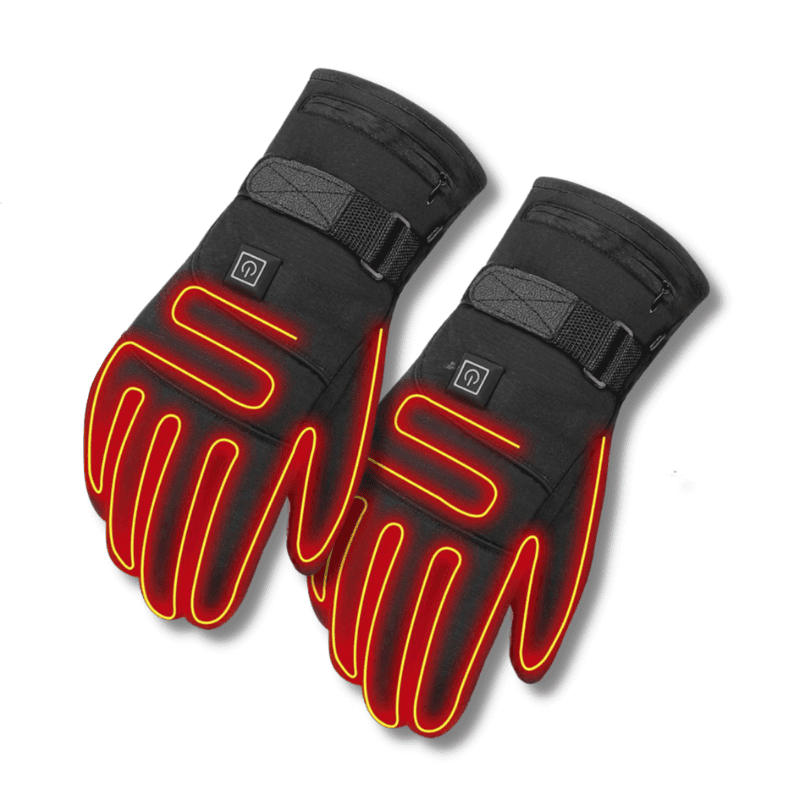 Unisex beheizbare Winterhandschuhe, wiederaufladbar, wasserdicht & winddicht für extremen Kälteschutz.