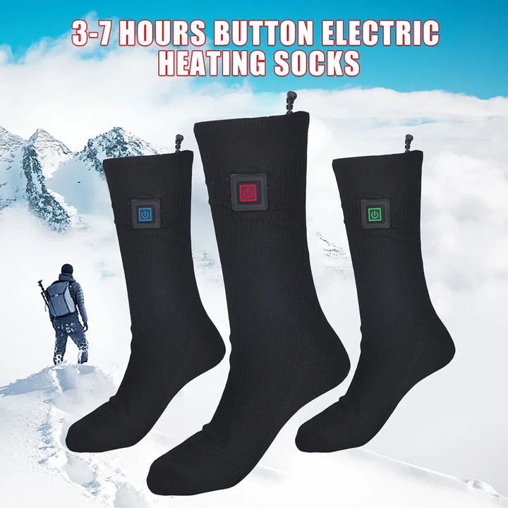 Robuste Outdoor Wärmesocken für Herren, halten Füße warm beim Wandern, Angeln, Radfahren & Arbeit.