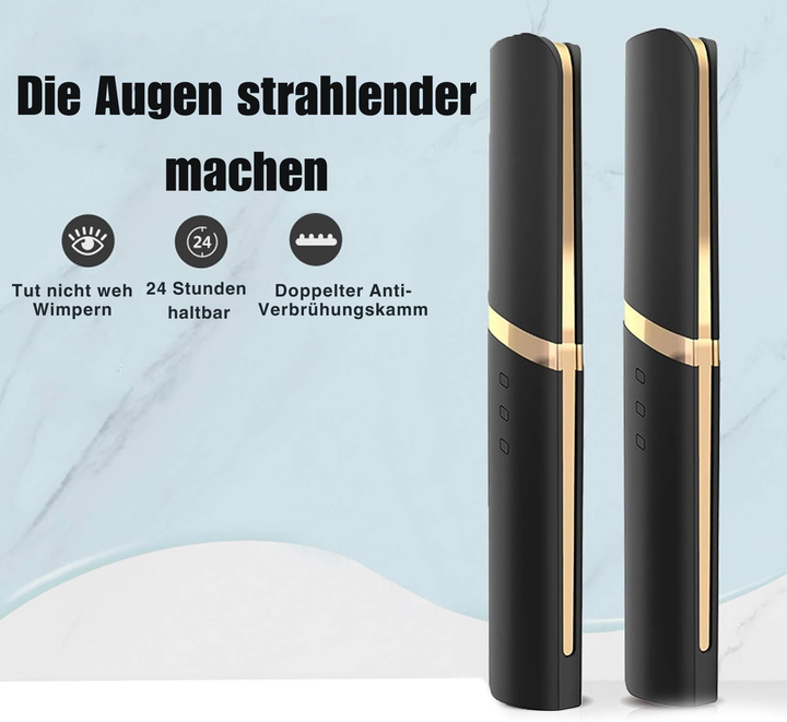 Innovative beheizte Wimpernzange für Damen, mit präziser Temperaturkontrolle für sanftes Wimpernstyling.