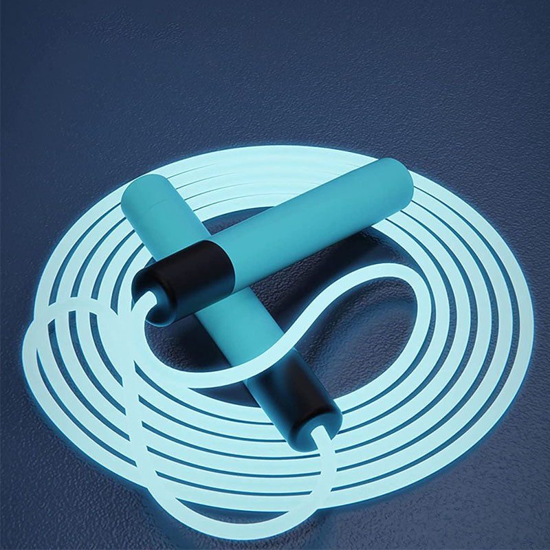 Dynamisches LED Springseil als perfektes Geschenk für Fitness-Enthusiasten, aktive Kinder & Sportler.