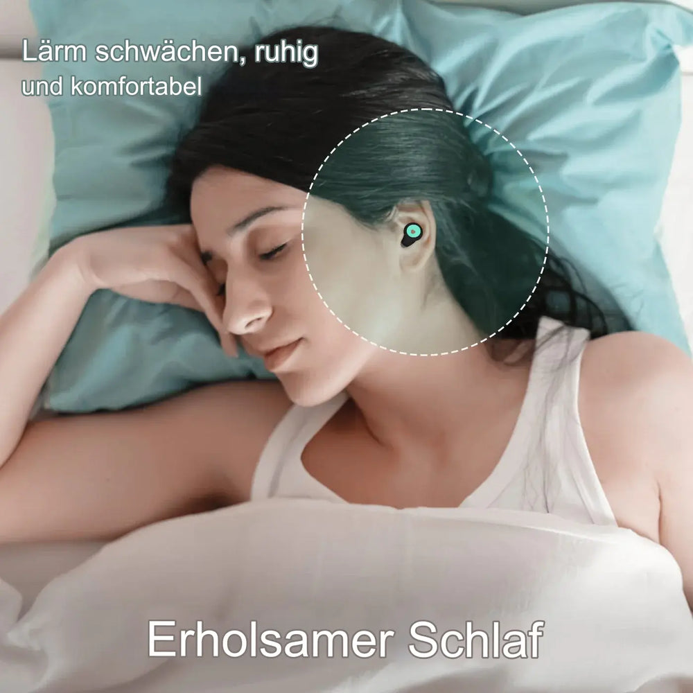 Effektive Anti-Schnarch-Ohrstöpsel für tiefen Schlaf. Perfekt für Reisen & laute Umgebungen, sorgen für Ruhe.