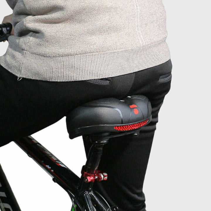 Rückenfreundlicher Fahrradsattel; speziell für Steißbein-Entlastung; bequem für Damen & Herren; schmerzfrei.
