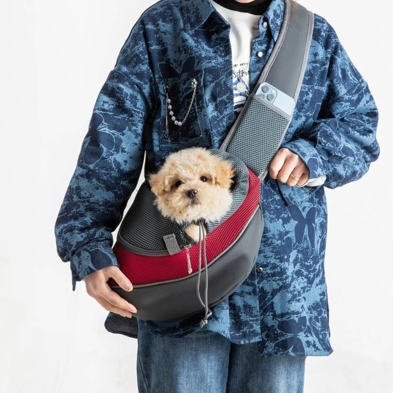Bequemer Haustier-Rucksack für Hunde & Katzen, ideal für Reisen, Wanderungen & sicheren Transport.