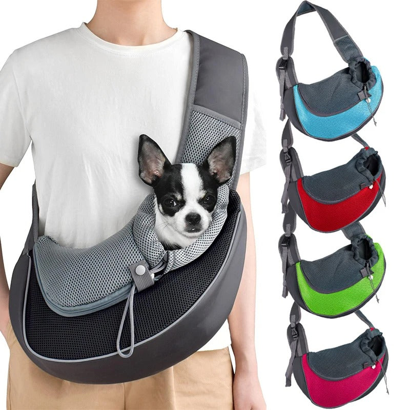 Verstellbarer Hunderucksack/Katzenrucksack, mit weichem Innenpolster für maximalen Komfort unterwegs.